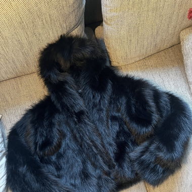 Faux fur jacket
