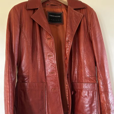 David Moore Vintage Lederjacke