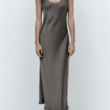 ZARA Kleid aus Satin neu