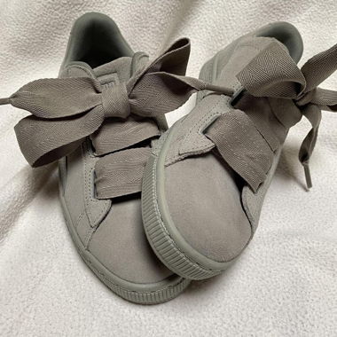 PUMA SUEDE sneakers with bow
