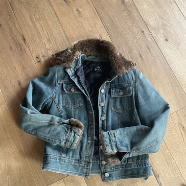Gefütterte Jeansjacke