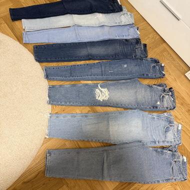 8 pairs of jeans