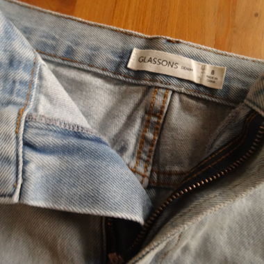 Shorts en denim bleu clair