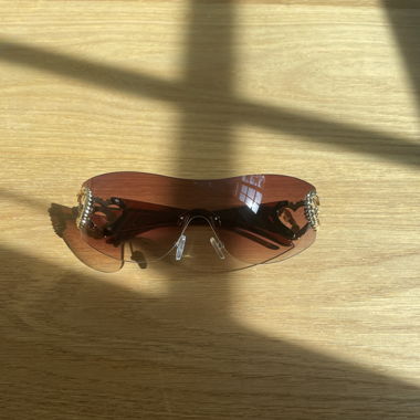 Lunettes de soleil Coeurs bruns