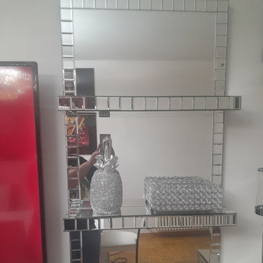 Magnifique meubles miroirs et une table en marbre 