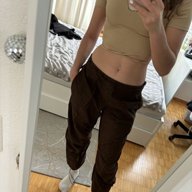 Braune Cargohose