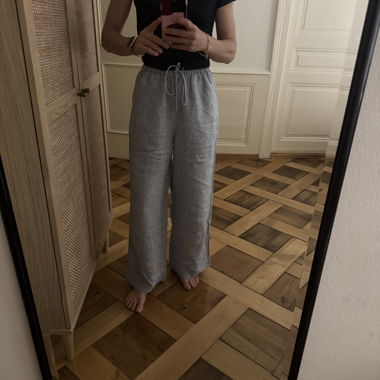 OYSHO Streifen-Hose XS
