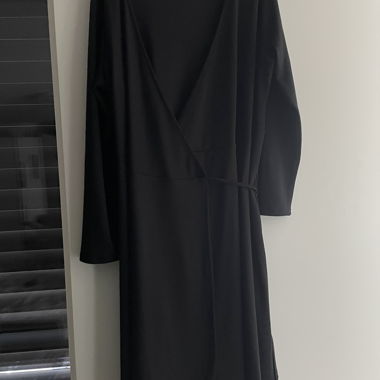 Black Wrap Dress