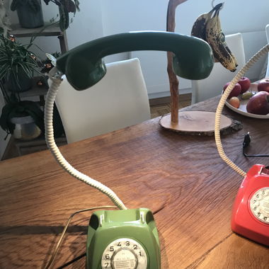 Telefon Lampe upcycling 