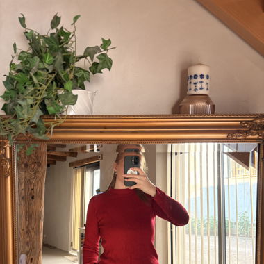 Pull rouge MANGO 
