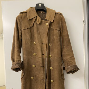 Vintage Ledermantel made in Switzerland