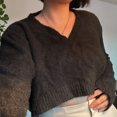 cropped sweater