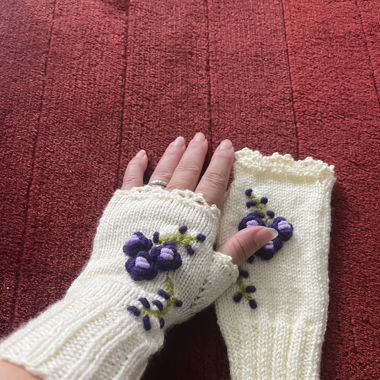 Handarbeit Damen Handschuhe 15