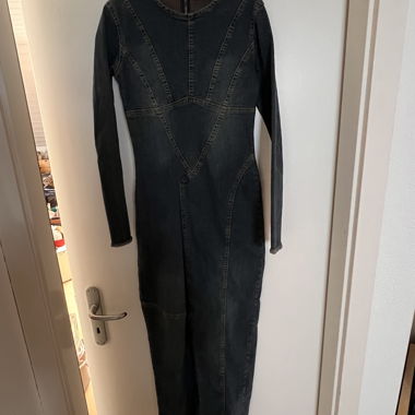 Zara Long Denim Dress