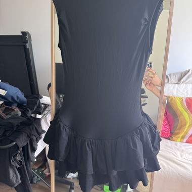 Top peplum Belle nero