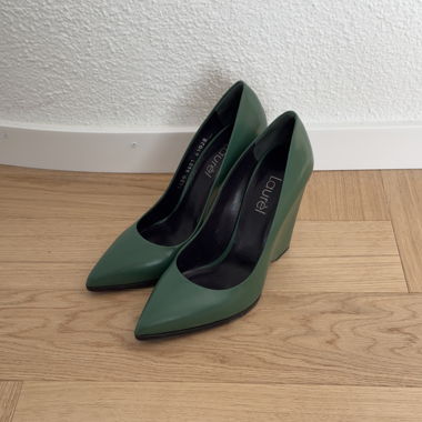 Laurèl High Heels, Keilabsatz, Grün