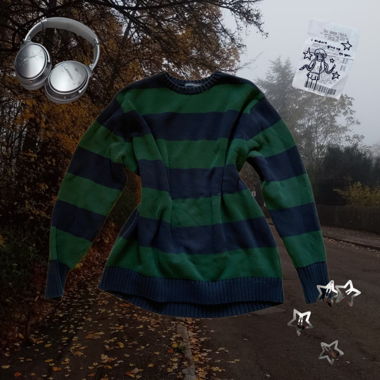Iconic Brandy Melville striped knit sweater