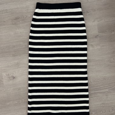 Zara Gestreifter Strickrock