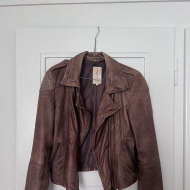 Brown Lamb Leather Jacket