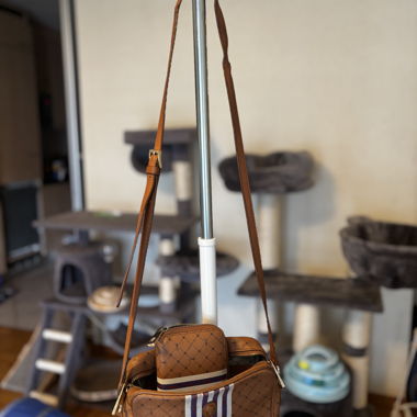 Trussardi bag and wallet combo 