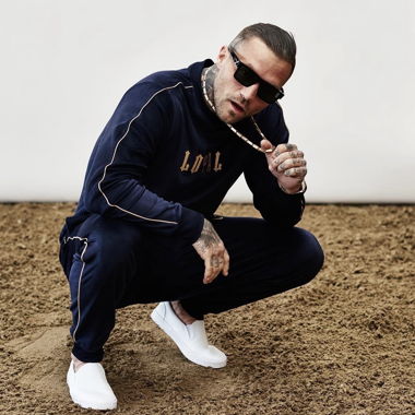 Felpa in velluto Loyal Athletics navy L