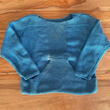 Blue Knit Sweater