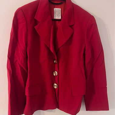 Blazer rosso di Studio 0001 Firenze Italia