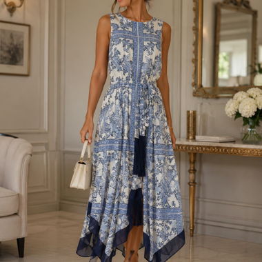 MICHAEL KORS Maxilkeid Blue Paisley M
