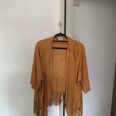 Pimkie collection- gilet à franges (s/m) 