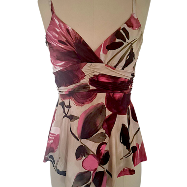 Floral Spaghetti Strap Top – Romantic & Flowing