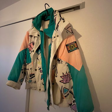 Colorful 80s Ski Jacket