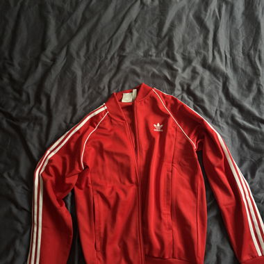 Giacca rossa adidas