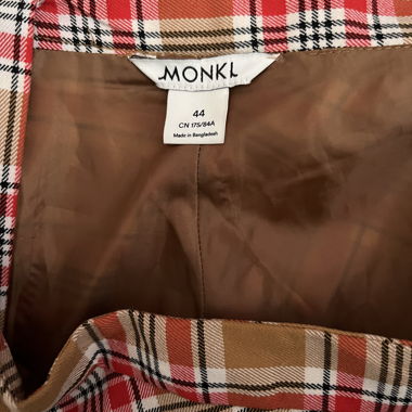 Monki karierter Rock Gr. 44