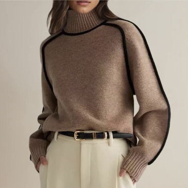 Pullover braun/schwarz