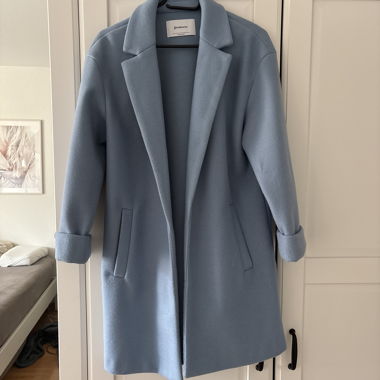 Cappotto azzurro chiaro