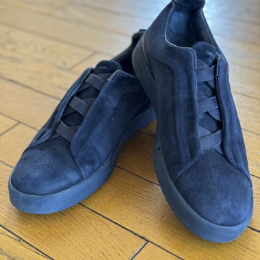 Ermenegildo Zegna Navy Sneakers