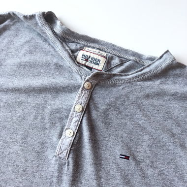T-Shirt Tommy Hilfiger Long Sleeve Men Grey M