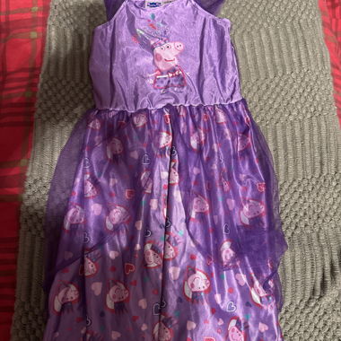 Lila Peppa Pig Kinderkleid / Kostüm