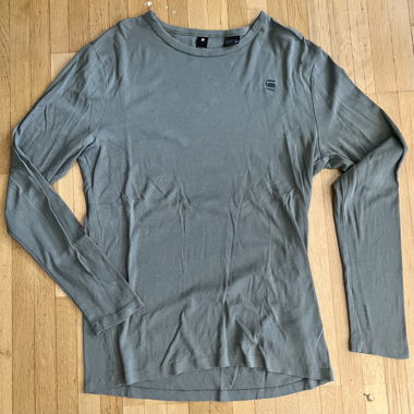 G Star Langarm Shirt Olivgrün Gr. L