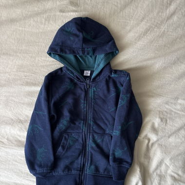 Felpa con cappuccio bambino con zip