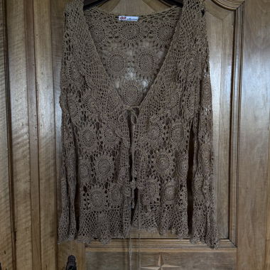 Golden Crochet Top