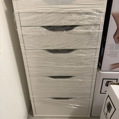 Commode IKEA Alex blanche