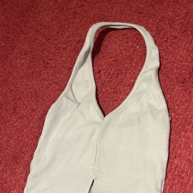 Grey crop top