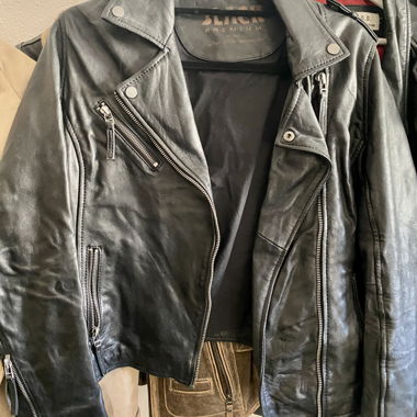 Giacca in pelle / biker / "All Over The Road" / 40 / L