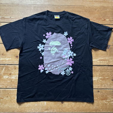 A Bathing Ape T-Shirt Kirschblüte, xxl