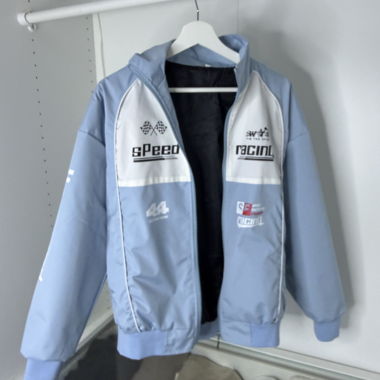 Veste karting bleue clair 