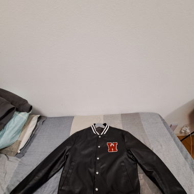 Veste cuir vintage made