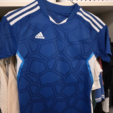 Maglia sportiva Adidas blu taglia S