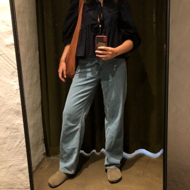 Low waist baggy jeans