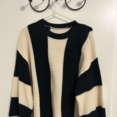 Strickpullover Breite Ärmel M/L loose fit